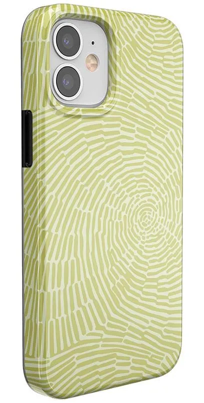 Editors Choice Swirl Away | Tea Green Geometric Case  Today Only!