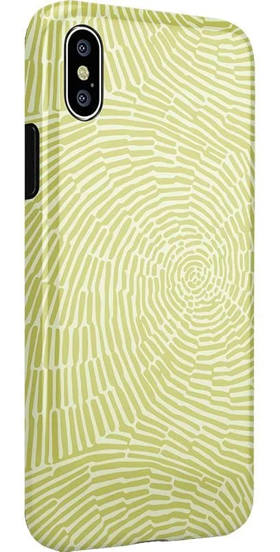 Editors Choice Swirl Away | Tea Green Geometric Case  Today Only!