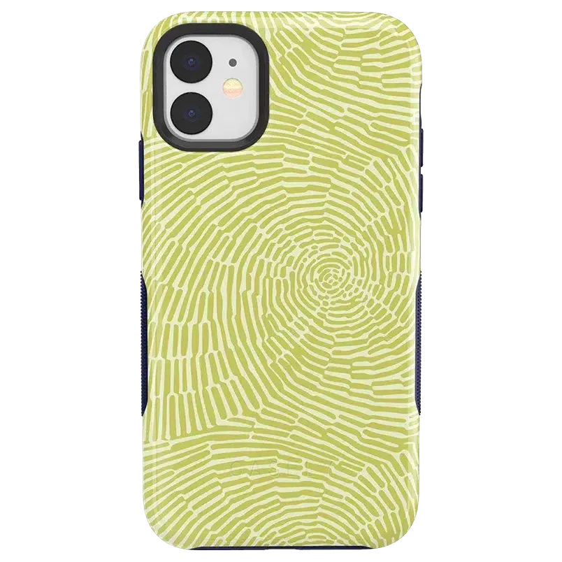 Editors Choice Swirl Away | Tea Green Geometric Case  Today Only!