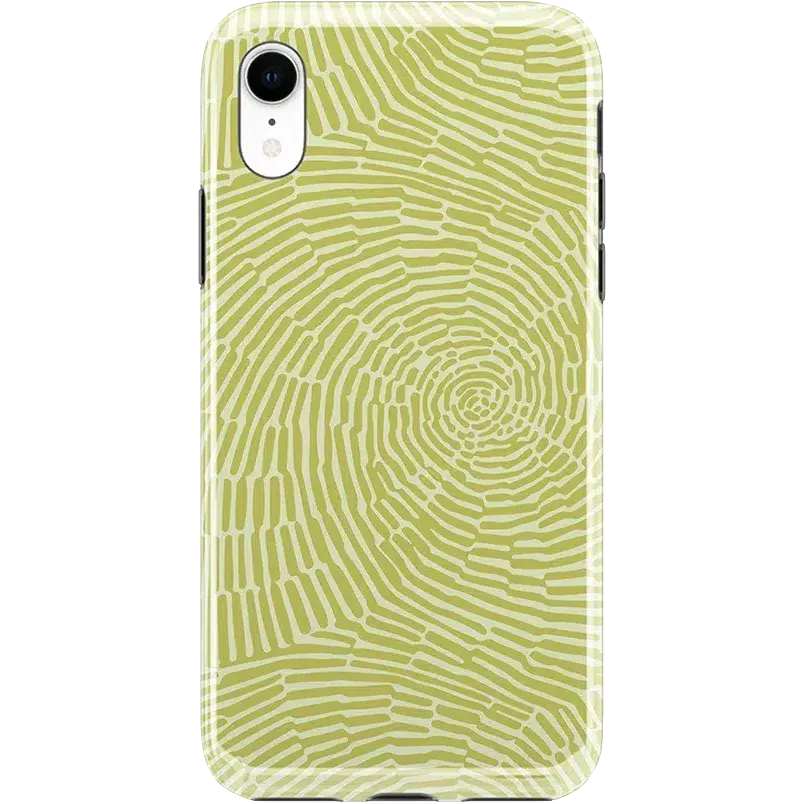 Editors Choice Swirl Away | Tea Green Geometric Case  Today Only!