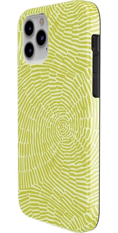 Editors Choice Swirl Away | Tea Green Geometric Case  Today Only!