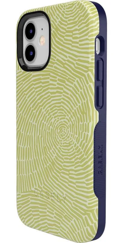 Editors Choice Swirl Away | Tea Green Geometric Case  Today Only!