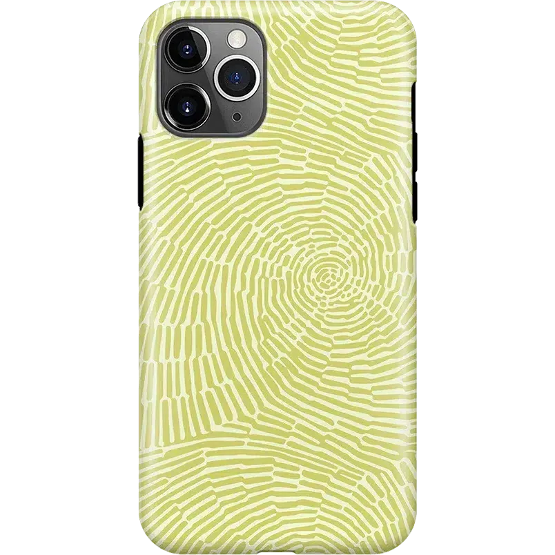 Editors Choice Swirl Away | Tea Green Geometric Case  Today Only!