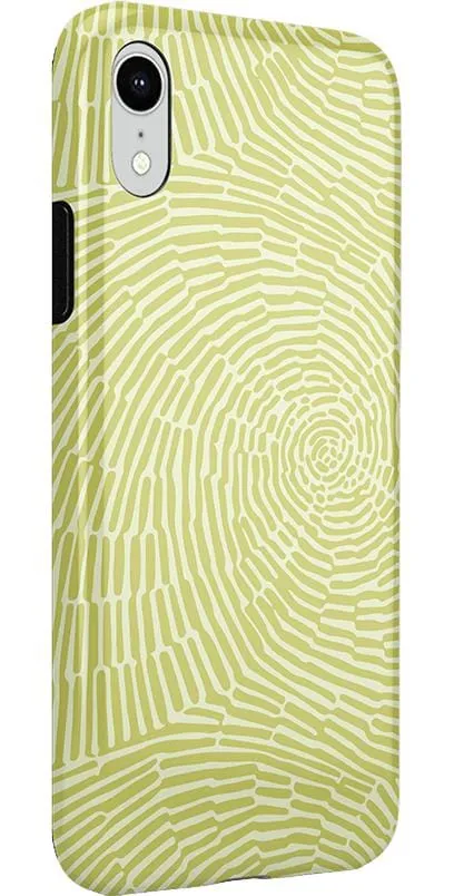 Editors Choice Swirl Away | Tea Green Geometric Case  Today Only!