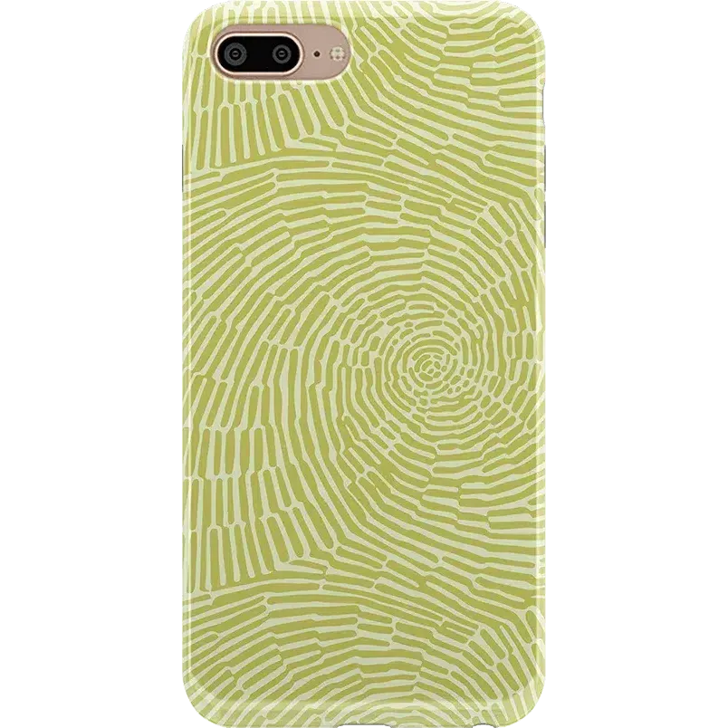 Editors Choice Swirl Away | Tea Green Geometric Case  Today Only!