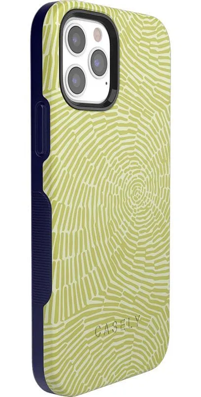 Editors Choice Swirl Away | Tea Green Geometric Case  Today Only!