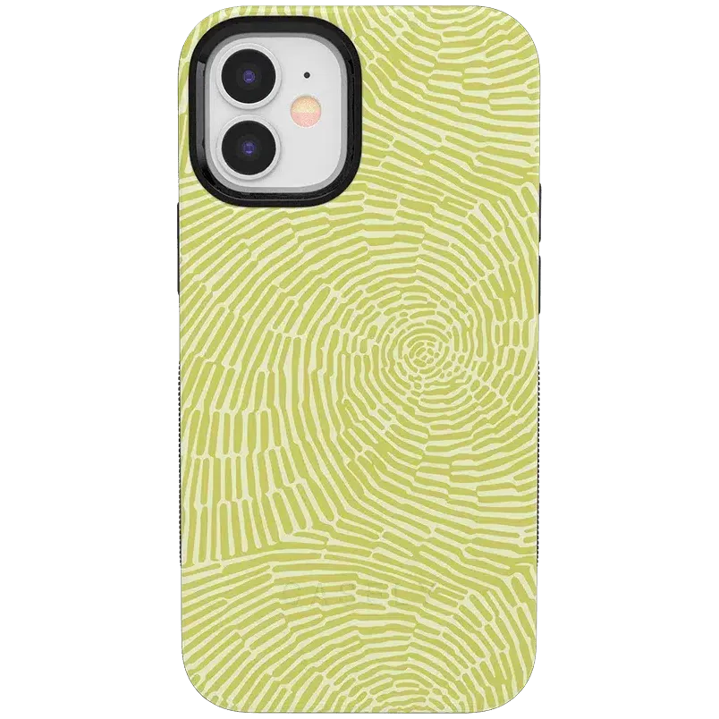 Editors Choice Swirl Away | Tea Green Geometric Case  Today Only!
