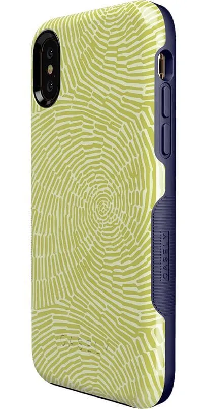 Editors Choice Swirl Away | Tea Green Geometric Case  Today Only!