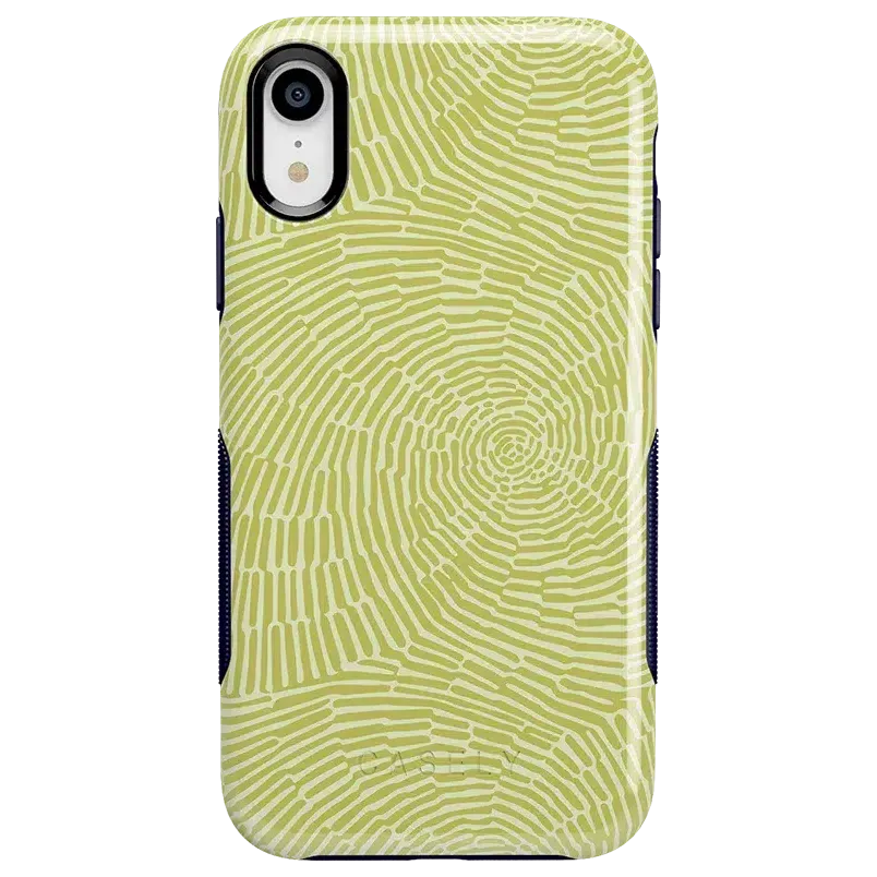 Editors Choice Swirl Away | Tea Green Geometric Case  Today Only!