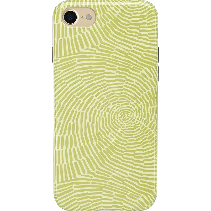 Editors Choice Swirl Away | Tea Green Geometric Case  Today Only!
