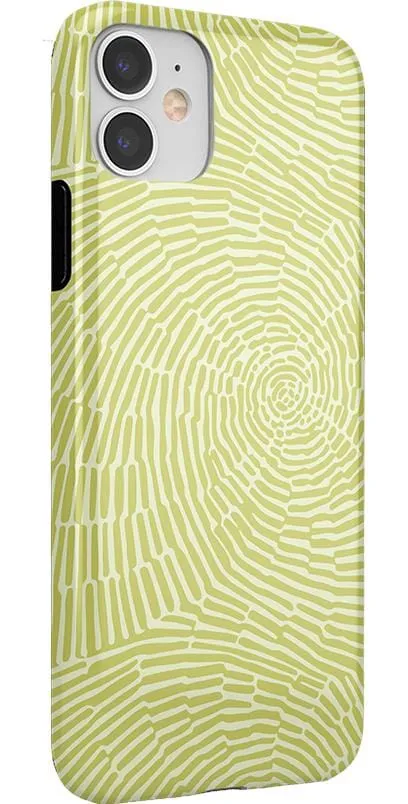 Editors Choice Swirl Away | Tea Green Geometric Case  Today Only!