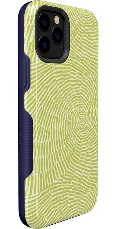 Editors Choice Swirl Away | Tea Green Geometric Case  Today Only!