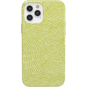 Editors Choice Swirl Away | Tea Green Geometric Case  Today Only!