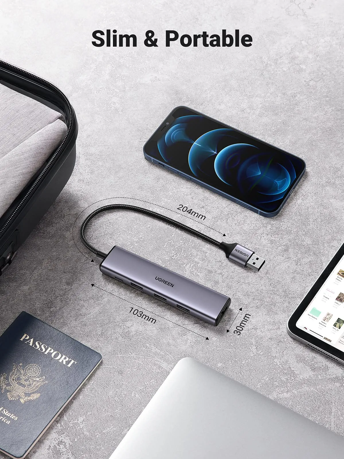 Editors Choice UGREEN 4 in 1 USB 3.0 Hub  Last Chance!