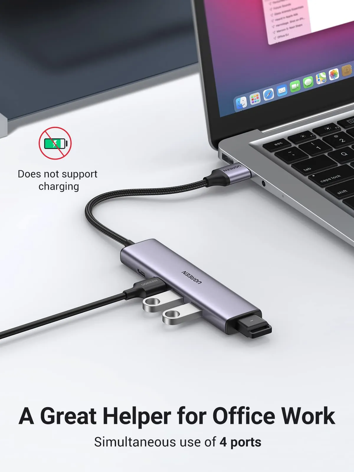 Editors Choice UGREEN 4 in 1 USB 3.0 Hub  Last Chance!