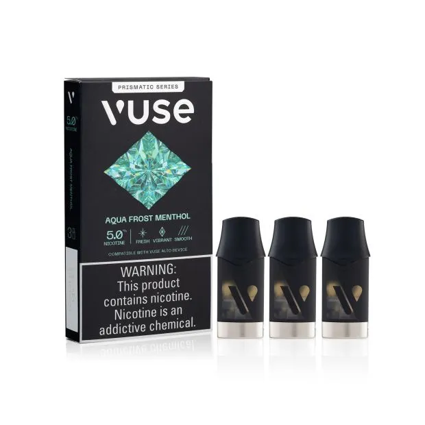Editors Choice Vuse Prismatic Series Aqua Frost Menthol - 3 Pack  Today Only!