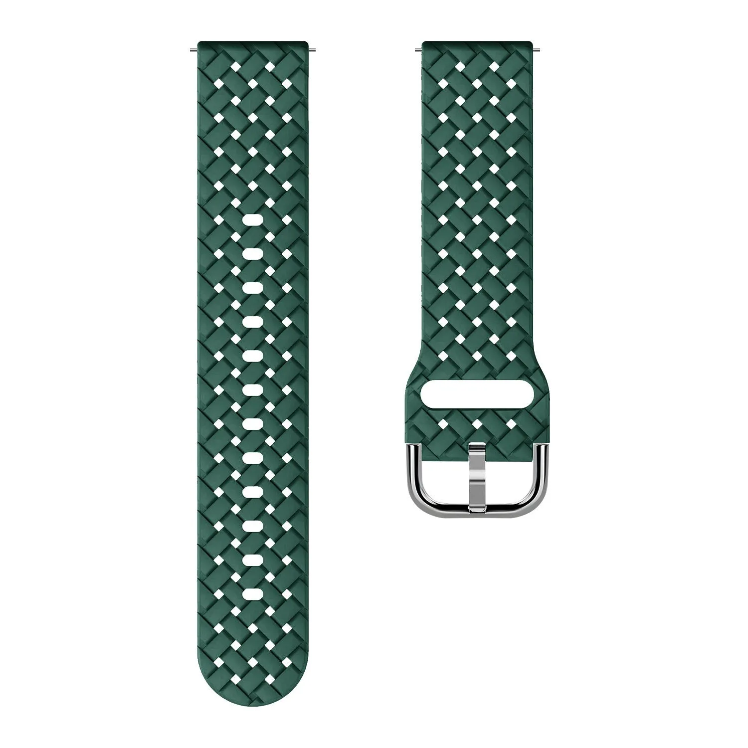 Editors Choice Xiaomi Amazfit GTS Braided Silicone Strap (Dark Green)  Stylish & Comfortable