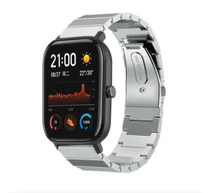 Editors Choice Xiaomi Amazfit GTS Metal Strap (Silver)  Going Fast!