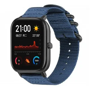 Editors Choice Xiaomi Amazfit GTS Nylon Strap with Buckle (Blue)  Almost Sold Out!