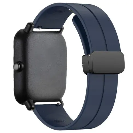 Editors Choice Xiaomi Amazfit GTS Silicone Strap D-Buckle (Dark Blue)  Dont Miss Out!