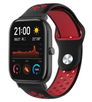 Editors Choice Xiaomi Amazfit GTS Sport Strap (Black/Red)  Last Few Pieces!