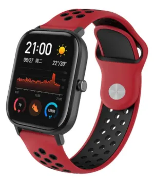 Editors Choice Xiaomi Amazfit GTS Sport Strap (Red/Black)  Today Only!