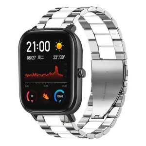 Editors Choice Xiaomi Amazfit GTS Steel Strap (Silver/White)  Last Chance!