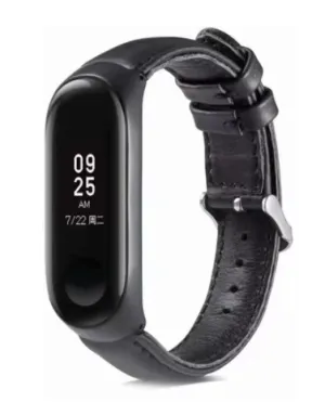 Editors Choice Xiaomi Mi Band 6 Leather Strap (Black)  Limited Availability!