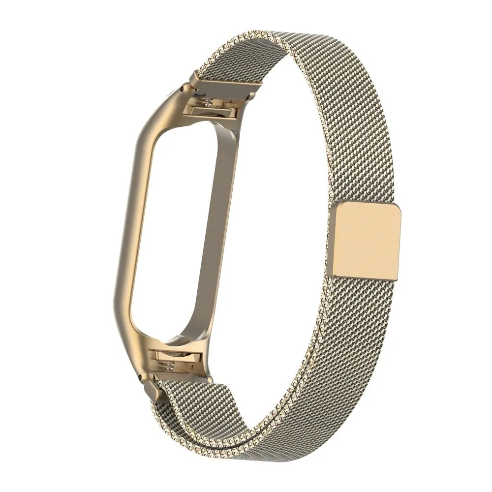 Editors Choice Xiaomi Mi Band 6 Milanese Strap (Retro Gold)  Limited Release!