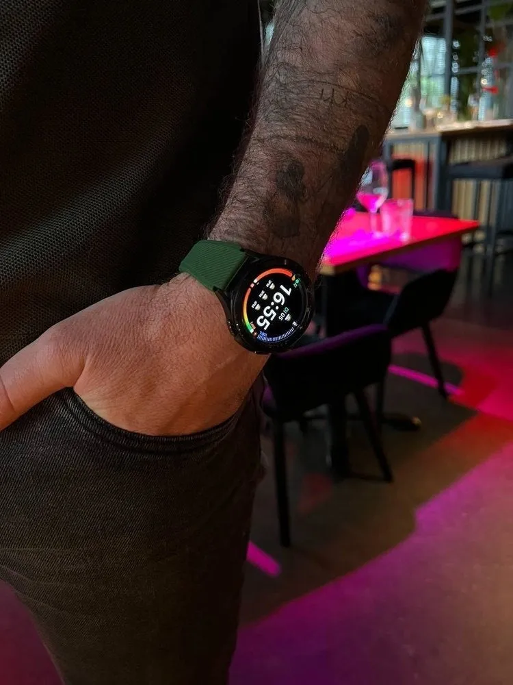 Editors Pick Amazfit GTS 2 Silicone Strap (Army Green)  Stylish & Comfortable