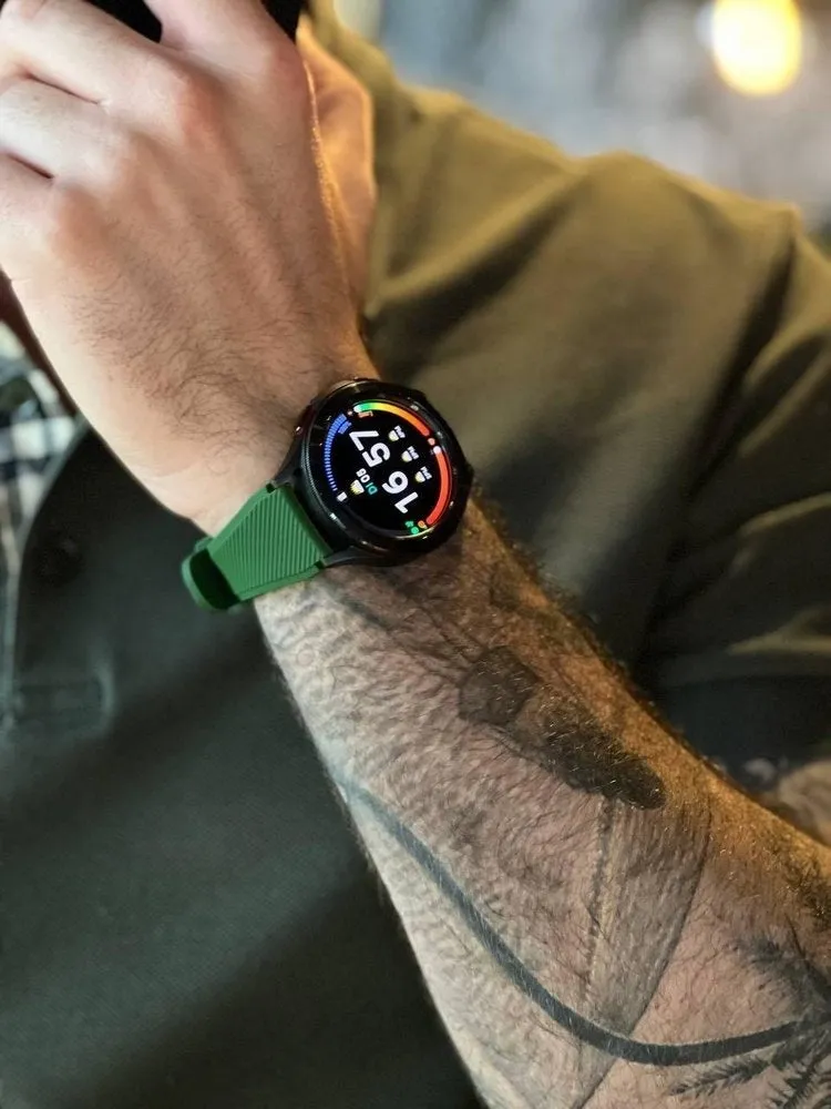 Editors Pick Amazfit GTS 2 Silicone Strap (Army Green)  Stylish & Comfortable