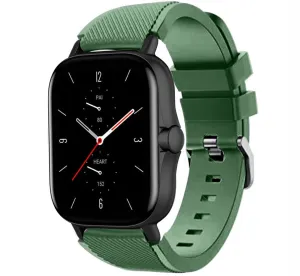 Editors Pick Amazfit GTS 2 Silicone Strap (Army Green)  Stylish & Comfortable