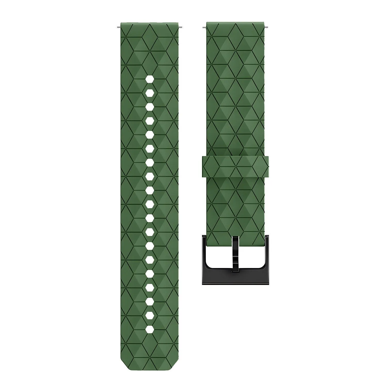 Editors Pick Amazfit GTS 2 Silicone Strap Hexagons (Army Green)  Limited Release!
