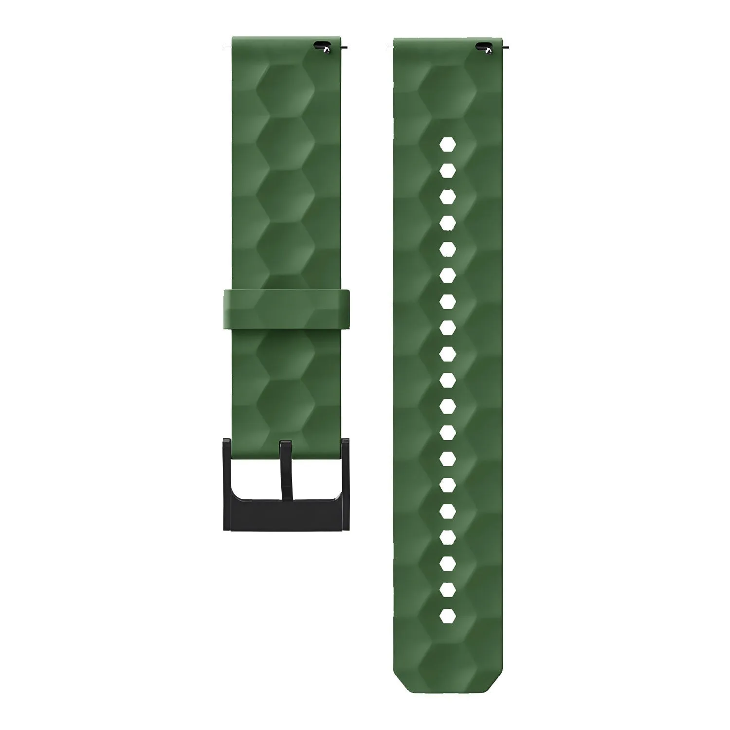 Editors Pick Amazfit GTS 2 Silicone Strap Hexagons (Army Green)  Limited Release!