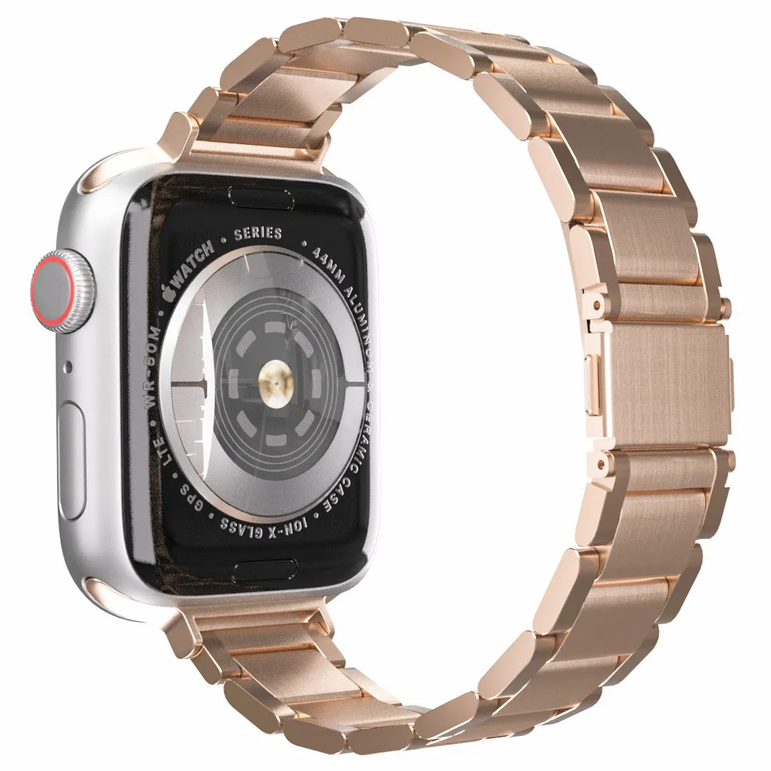 Editors Pick Apple Watch Luxury Metal Strap 'Slim' (Rosegold)  Dont Miss Out!