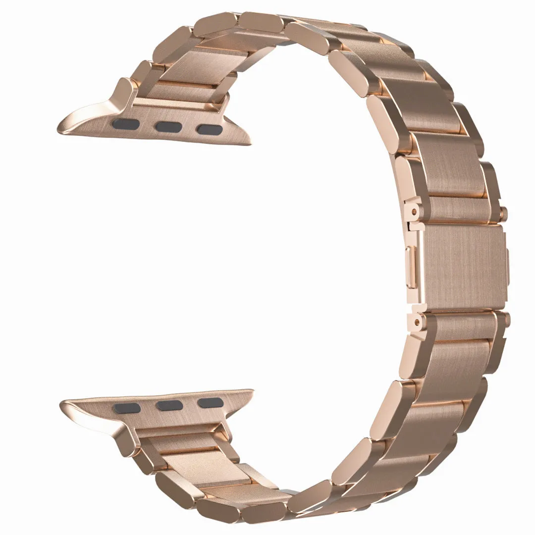 Editors Pick Apple Watch Luxury Metal Strap 'Slim' (Rosegold)  Dont Miss Out!