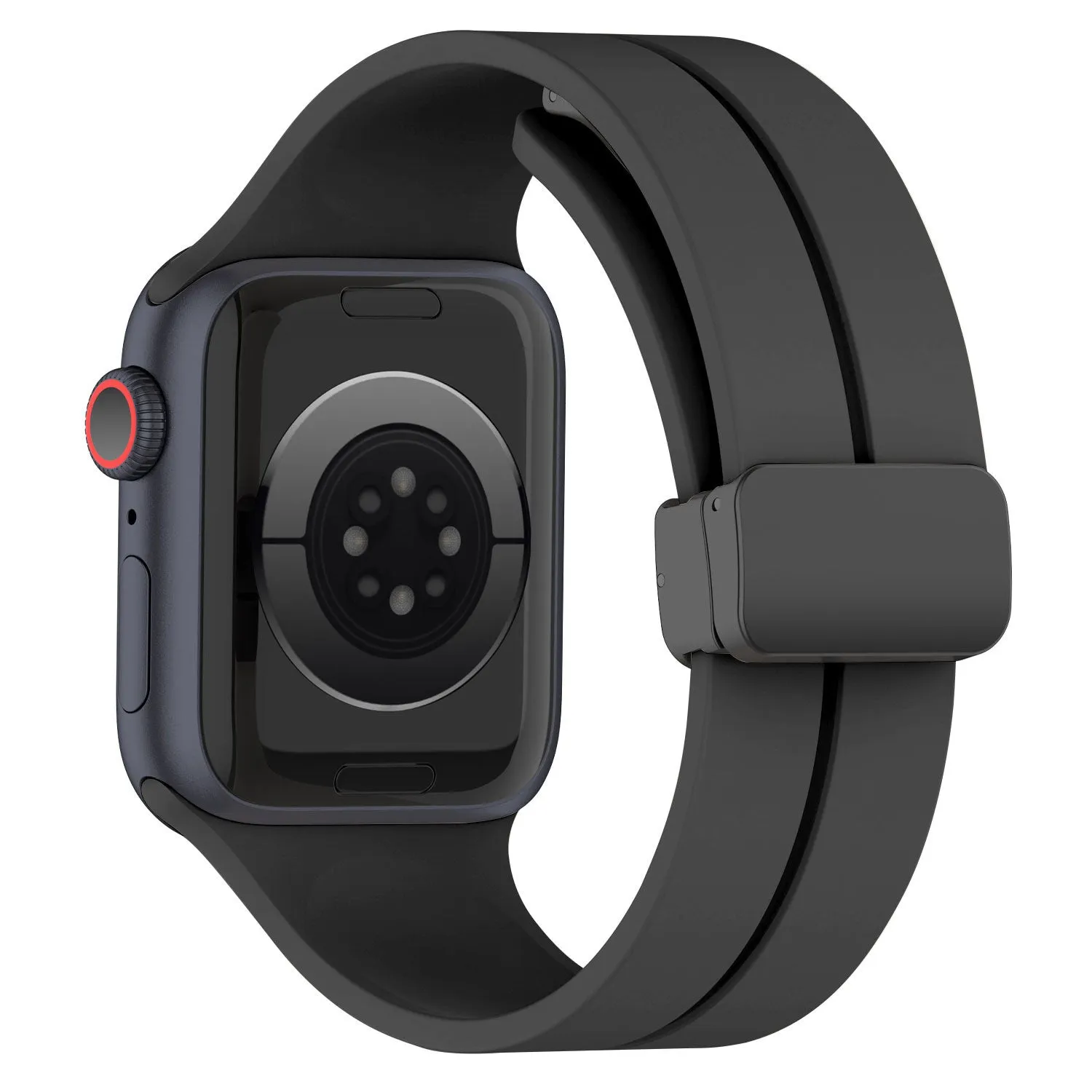 Editors Pick Apple Watch Magnetic D-Buckle Strap (Black)  Almost Gone!