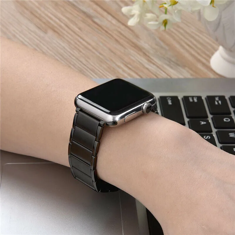 Editors Pick Apple Watch Magnetic Steel Strap (Black)  Last Few Pieces!