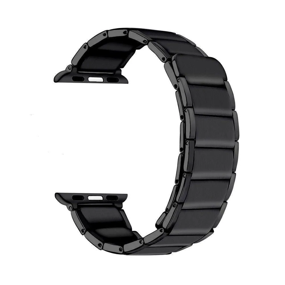 Editors Pick Apple Watch Magnetic Steel Strap (Black)  Last Few Pieces!