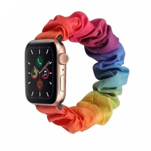 Editors Pick Apple Watch Scrunchie Strap (Rainbow)  Limited Stock!