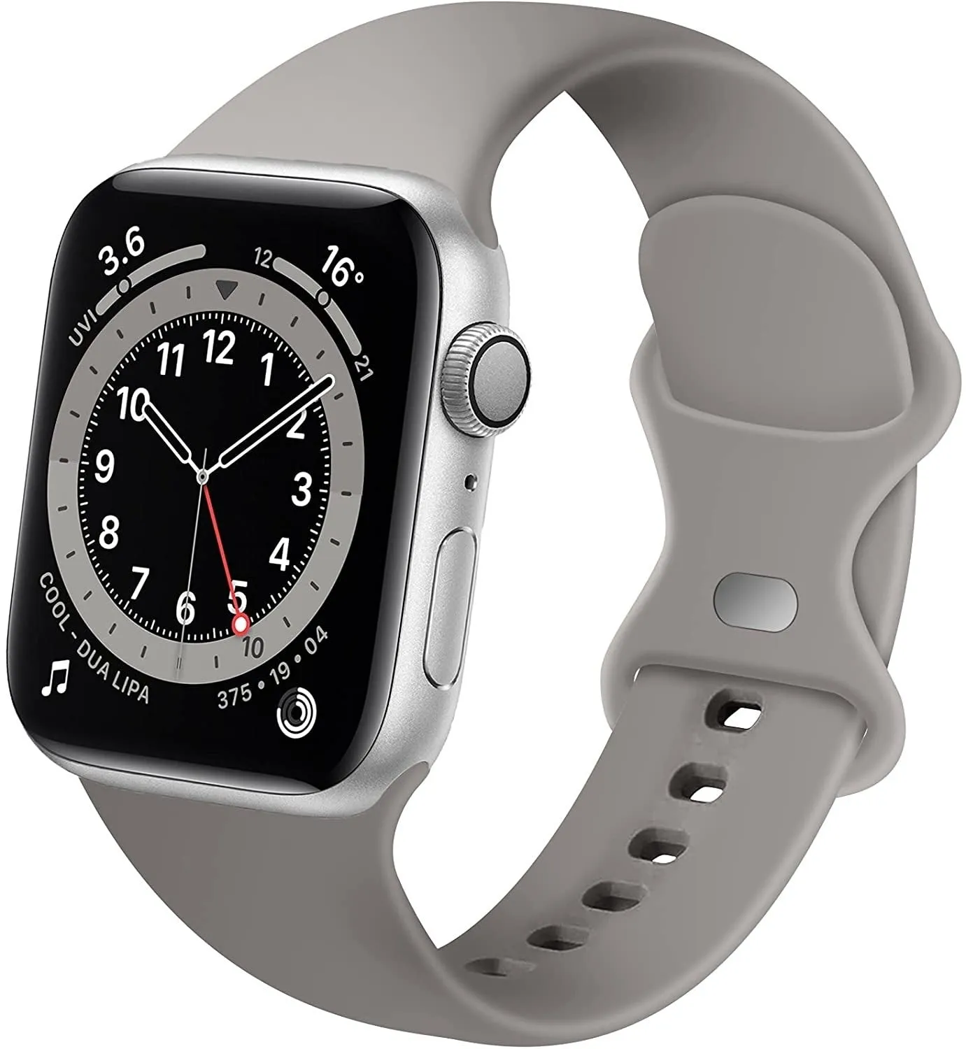Editors Pick Apple Watch Silicone Strap Classic (Grey)  Limited Stock!