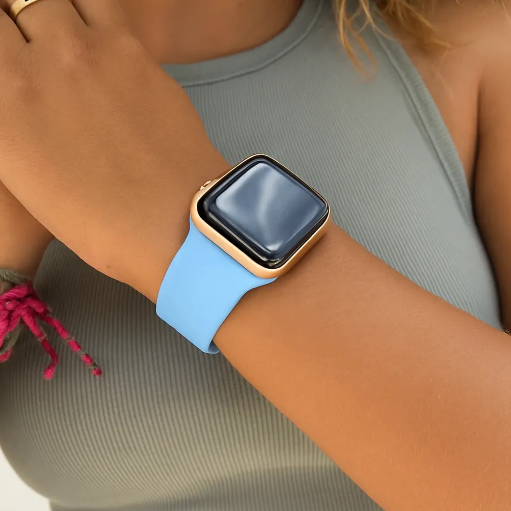 Editors Pick Apple Watch Silicone Strap (Light Blue)  Limited Release!