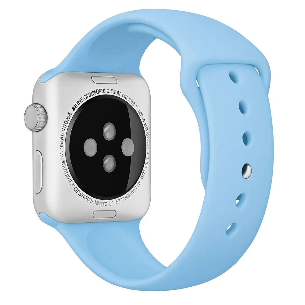 Editors Pick Apple Watch Silicone Strap (Light Blue)  Limited Release!