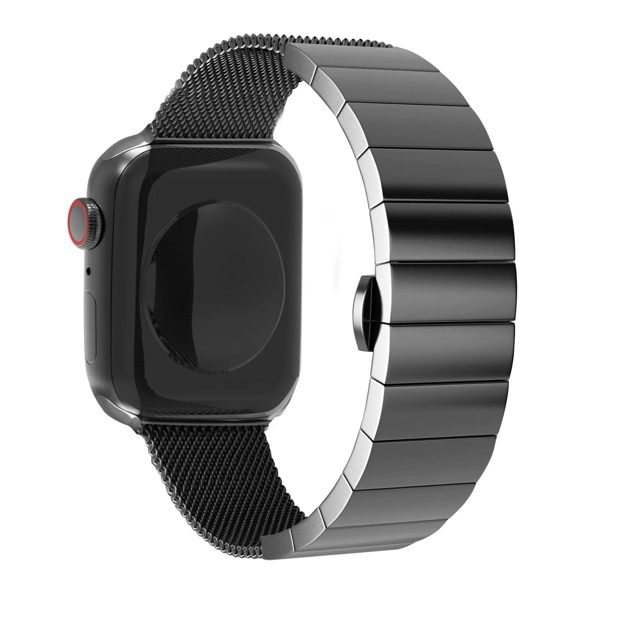 Editors Pick Apple Watch Steel/Milanese Strap (Black)  Ends Soon!