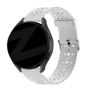 Editors Pick Bandz Amazfit GTS 2 Silicone Strap with Cutouts (White)  Almost Sold Out!