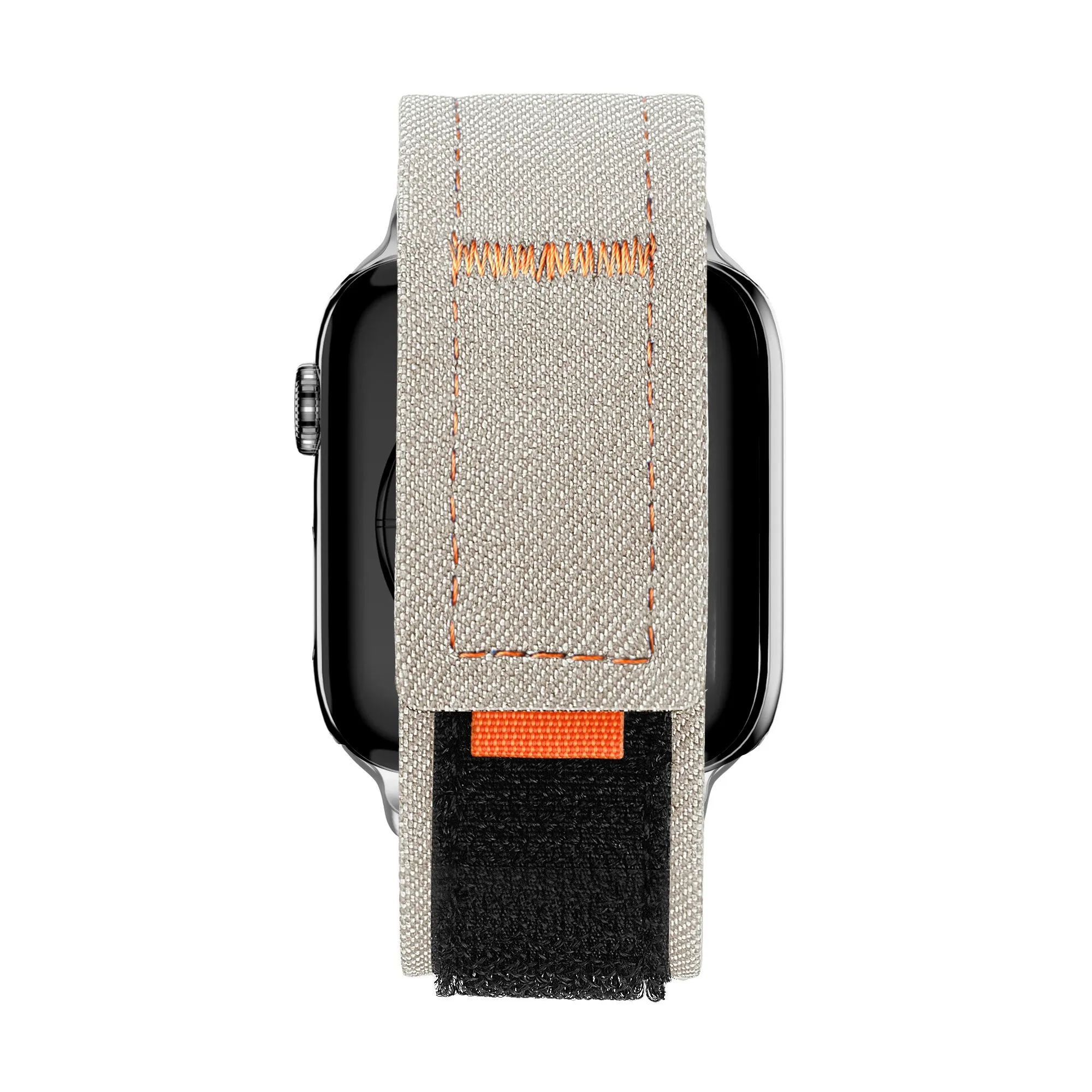 Editors Pick Bandz Apple Watch Denim Strap (Beige)  Stylish & Comfortable