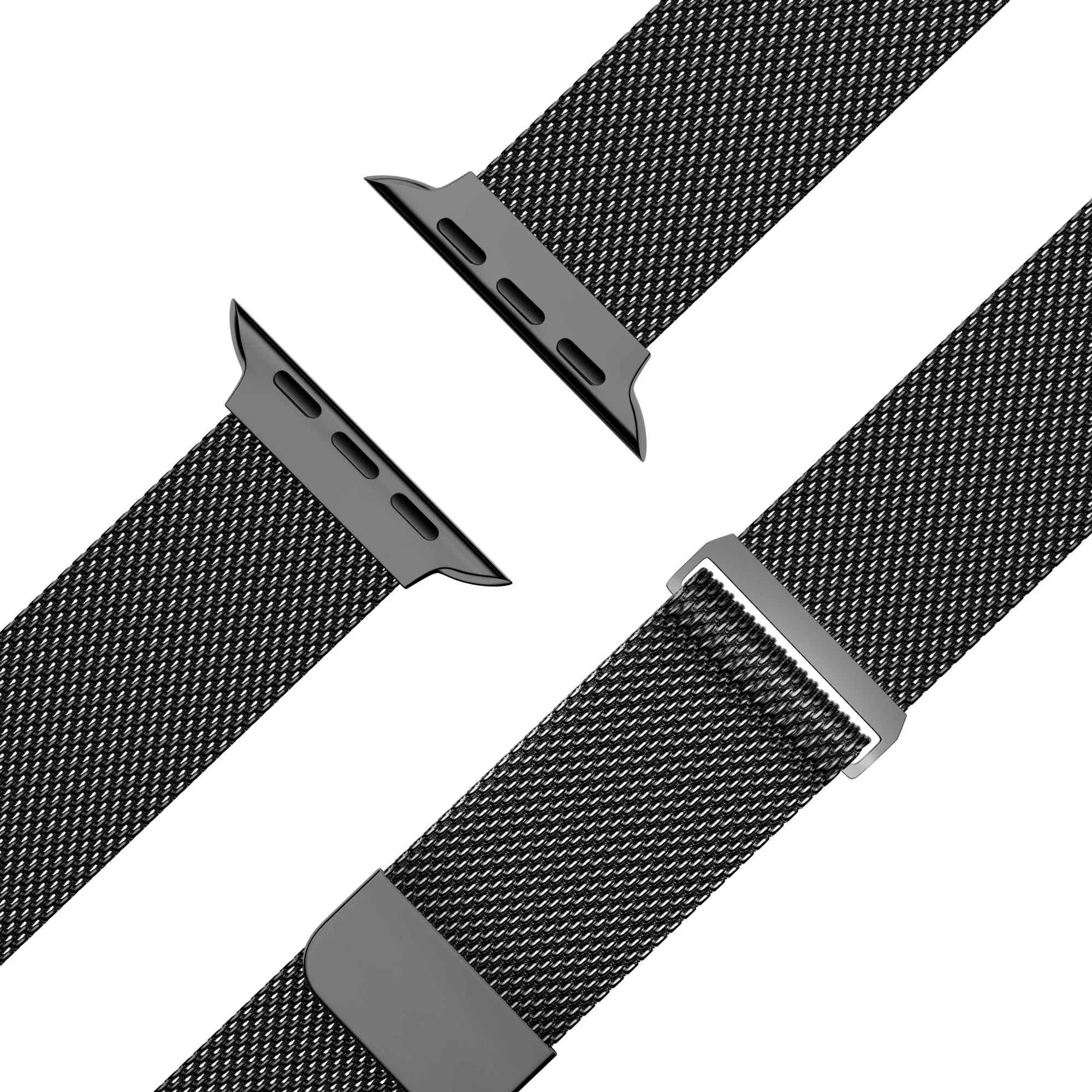 Editors Pick Bandz Apple Watch Milanese Loop Strap (Black)  Stylish & Comfortable