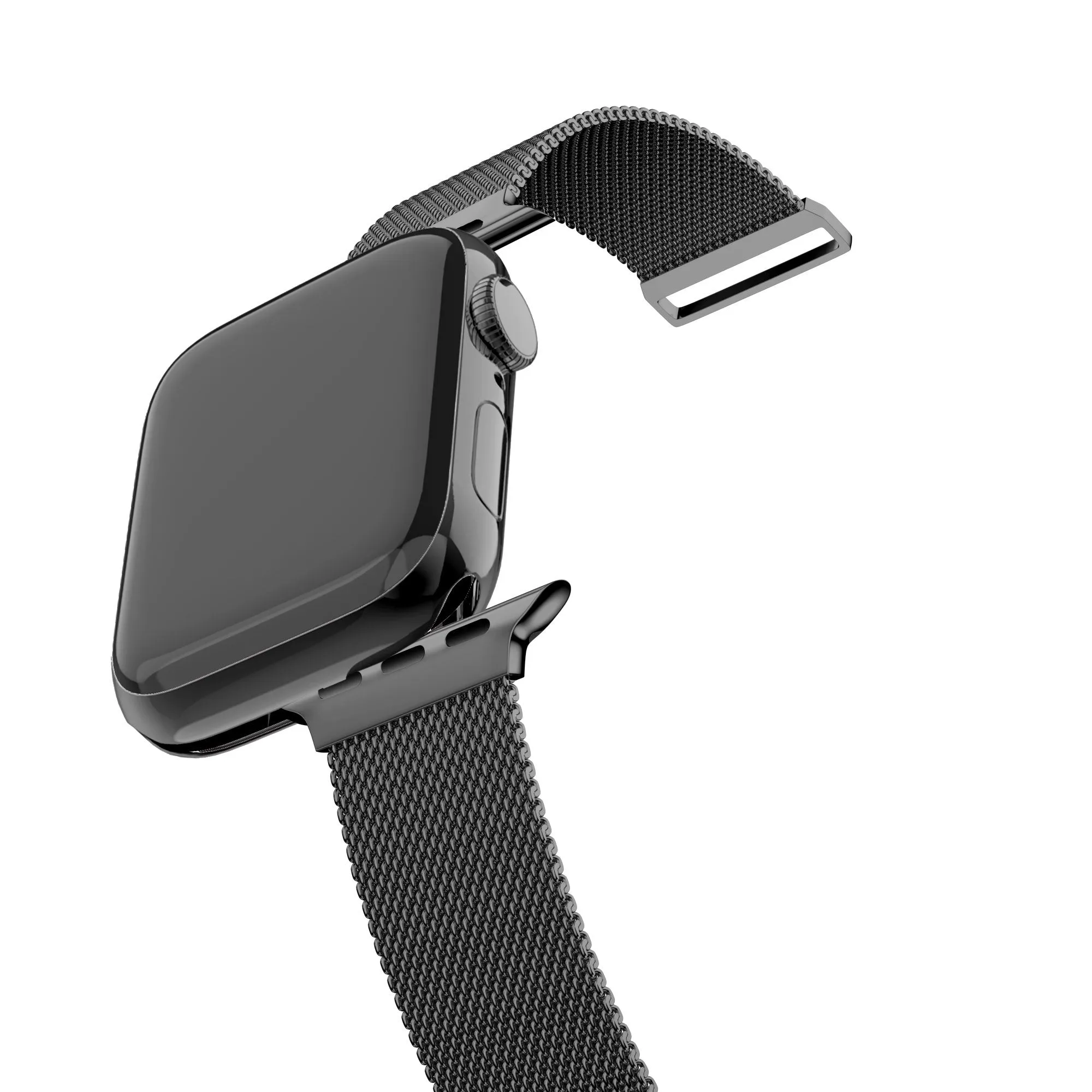 Editors Pick Bandz Apple Watch Milanese Loop Strap (Black)  Stylish & Comfortable