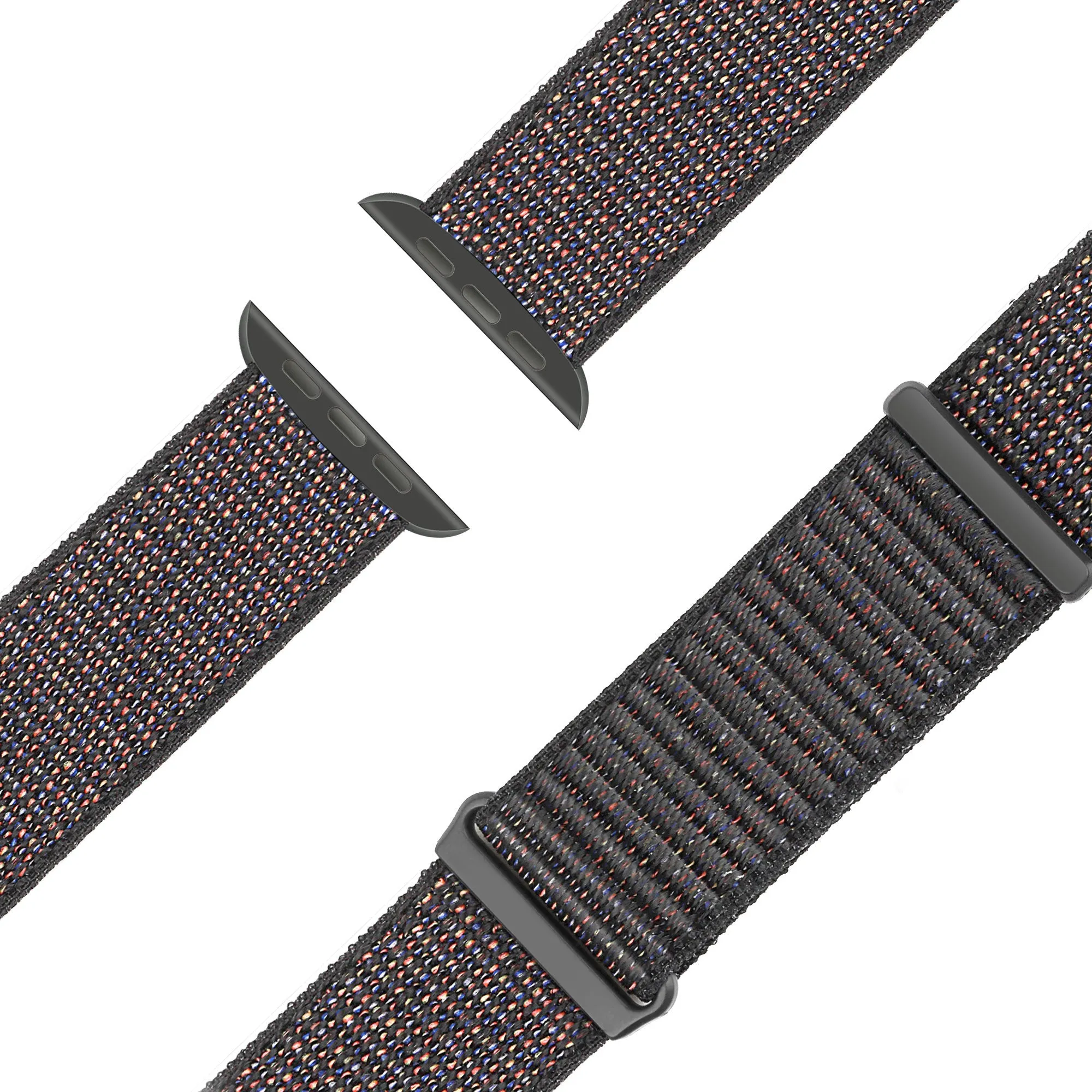 Editors Pick Bandz Apple Watch Nylon Strap 'Classic' (Mixed Black)  Almost Gone!