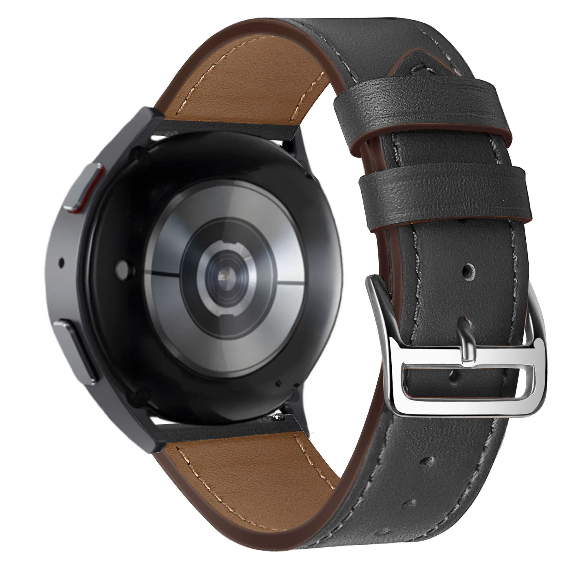 Editors Pick Bandz Huawei Watch 4 (Pro) Leather Strap 'Deluxe' (Black)  Last Few Pieces!